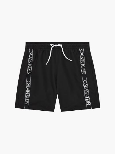 Calvin Klein Ruhák HU053996 | Calvin Klein Logo Tape Fiu Úszónadrág Fekete